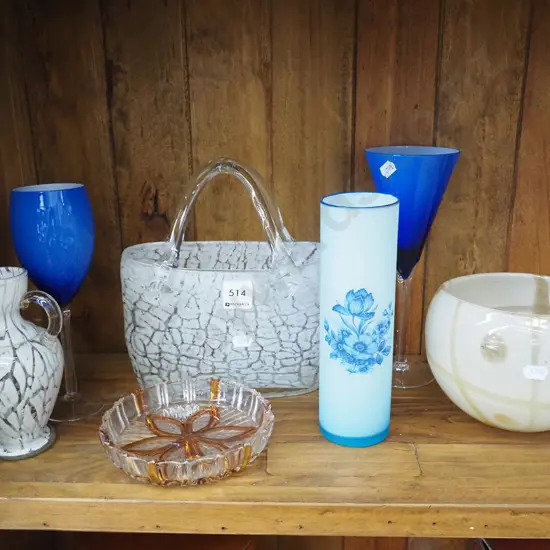 assorted glassware 