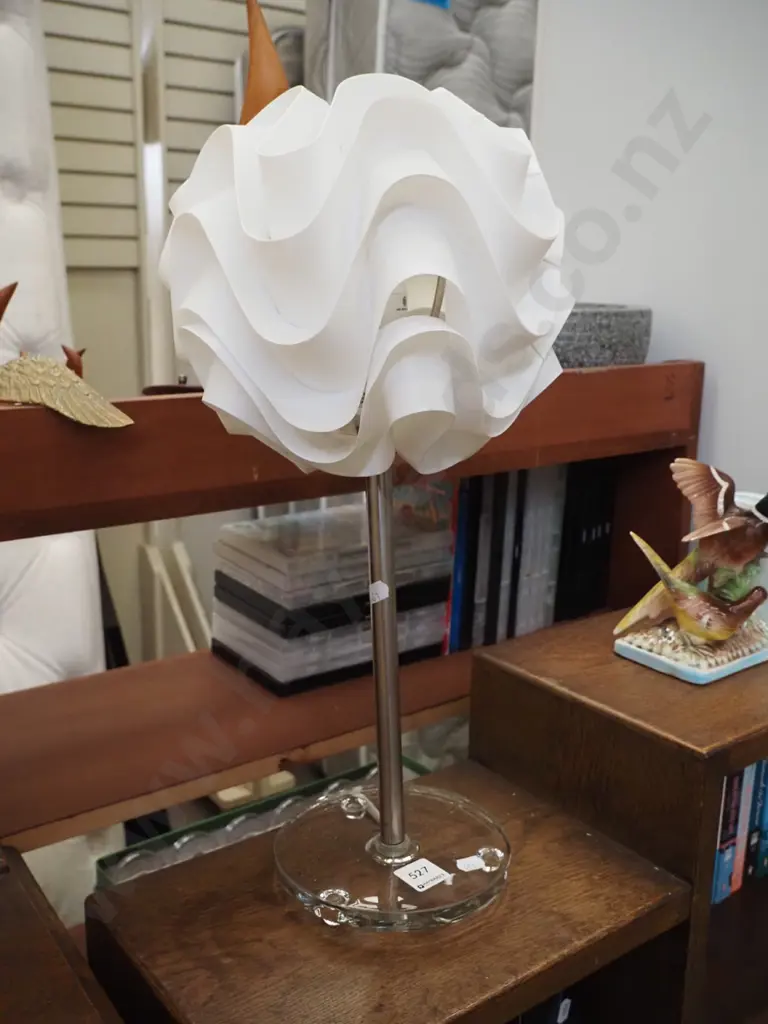 metal, chrome and plastic table lamp H-480 Image 1++
