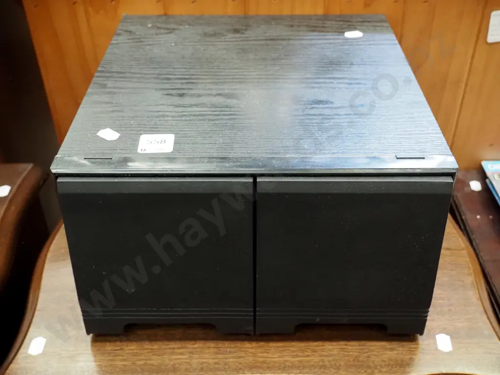 2 drawer CD storage chest and CDs Image 1++