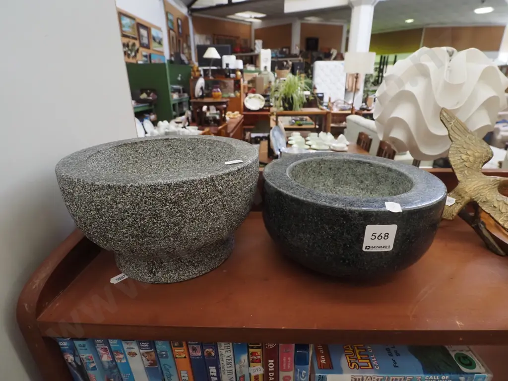 2x stone mortars Image 1++