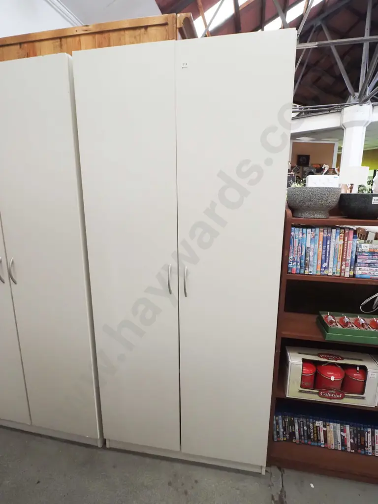 double door melteca and mdf laundry cupboard H-1810 W-800 D-410 Image 1++