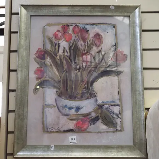 framed print - tulips