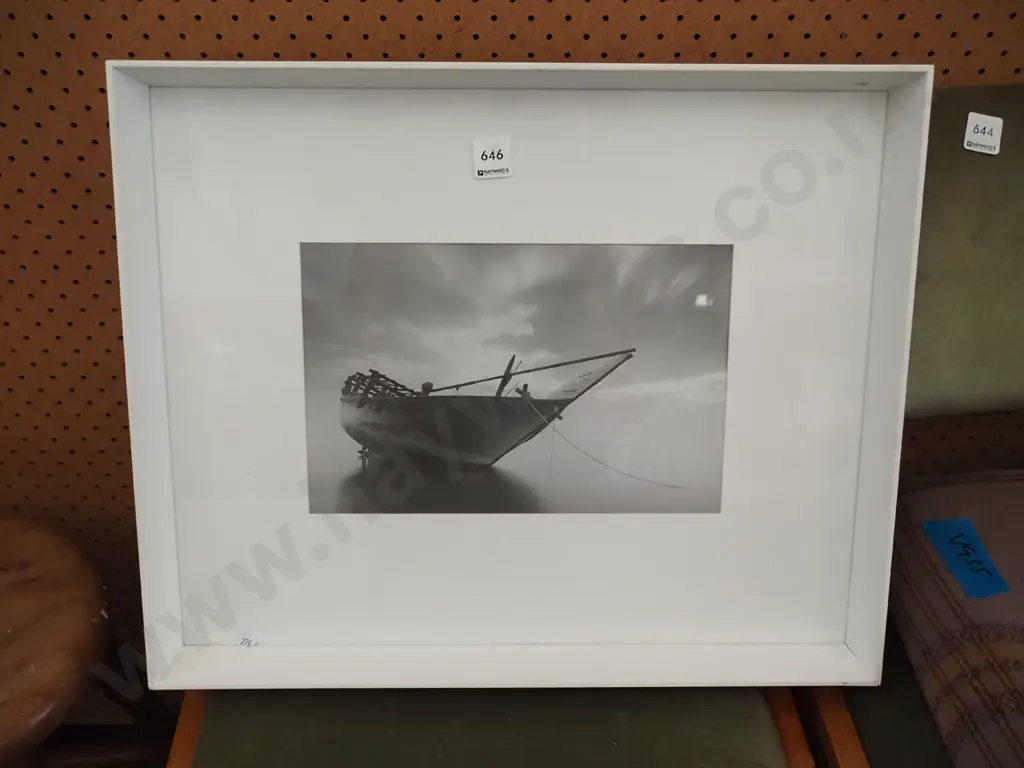 framed photo print - abandoned boat Image 1++