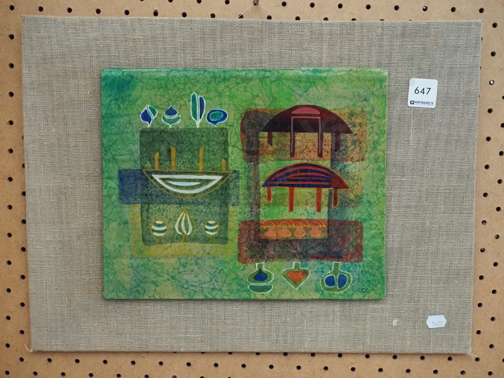 mixed media on board - abstract Image 1++