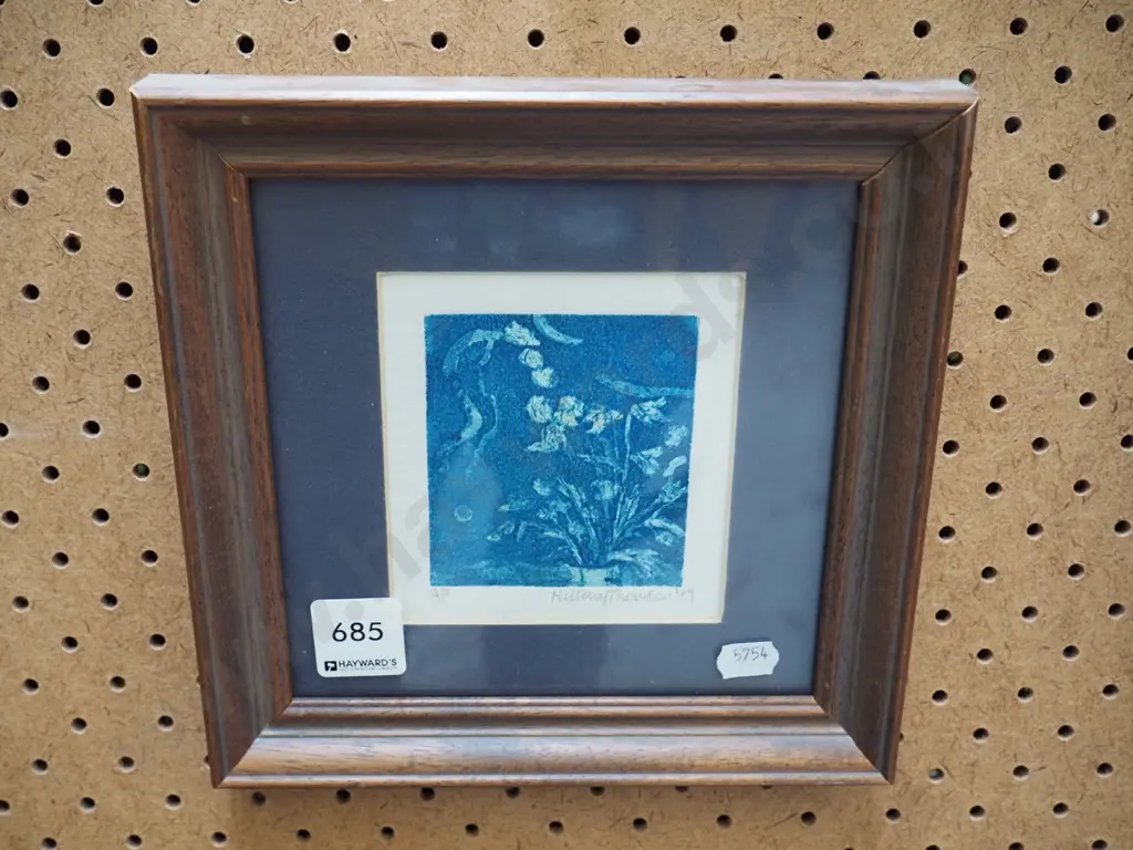 small Hilary Thomson print A/P - flowers Image 1++