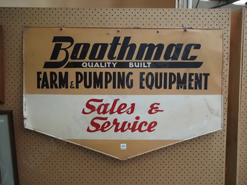 Boothmac Farm and Pumping Equipment sign Image 1++