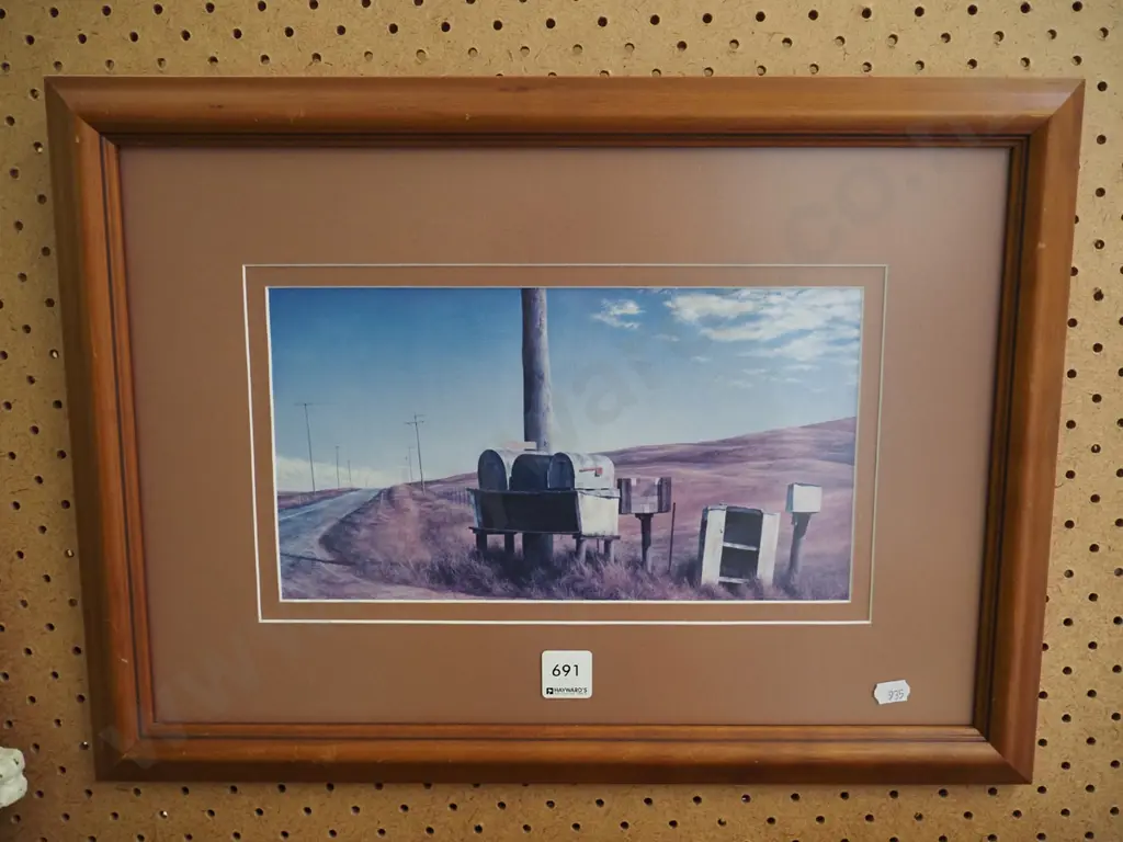 framed Grahame Sydney print Image 1++