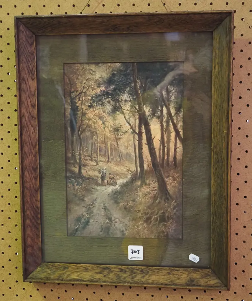 oak framed print - firewood Image 1++