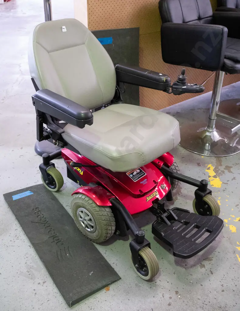 Pride Jazzy electric wheelchair with charger - working condition,comes with 2 rubber ramps Image 1++