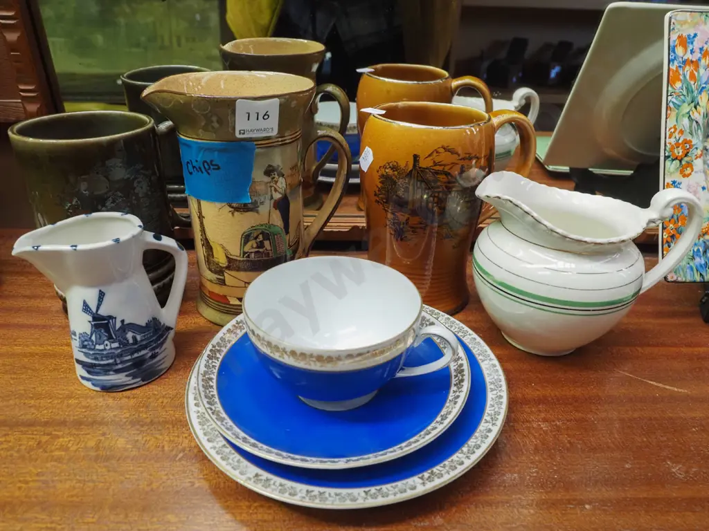 Doulton jug - chips, trio, milk jug, Wade musical beer stein etc Image 1++