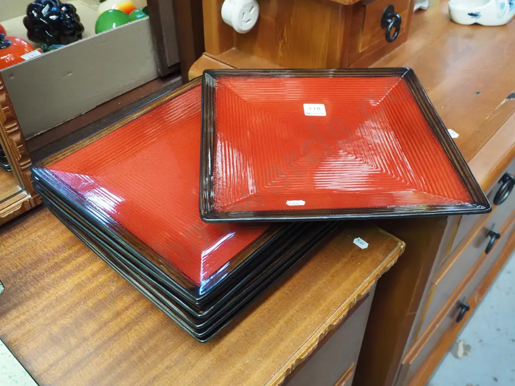 7x square dinner plates Image 1++