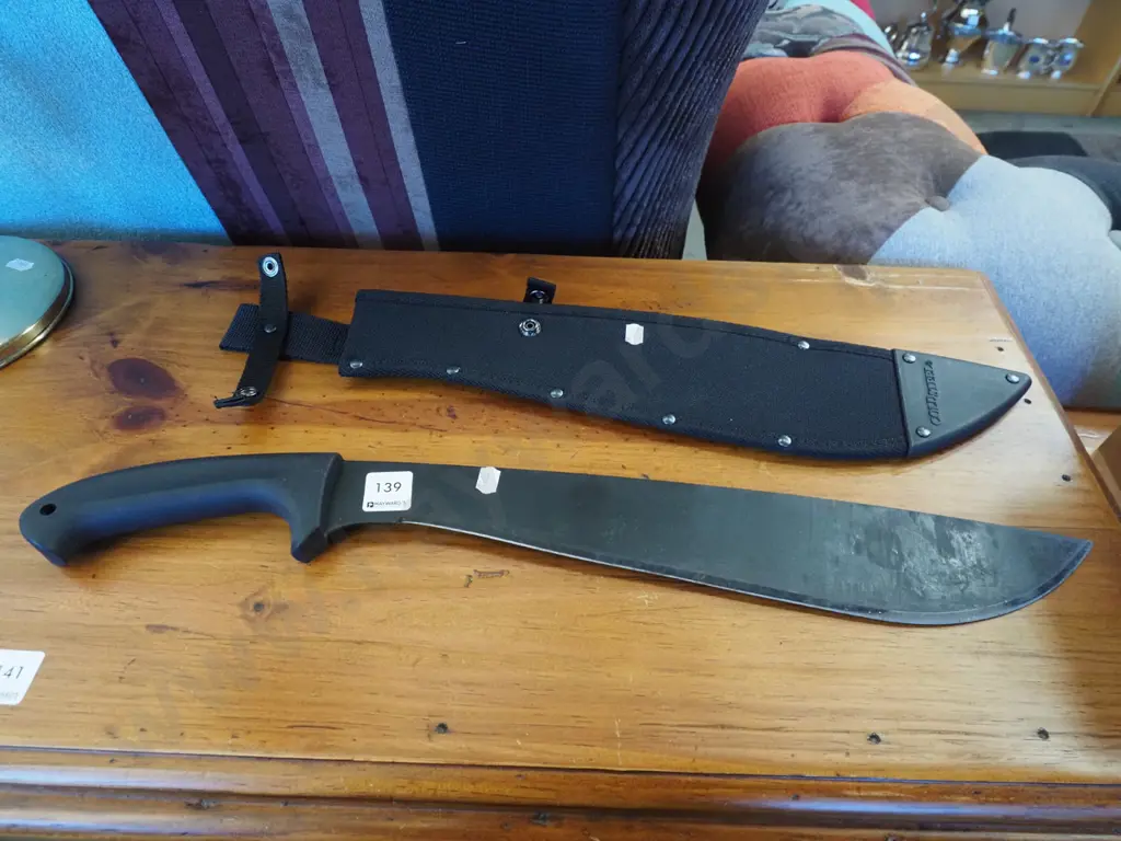 Cloud Steel machete and holster Image 1++