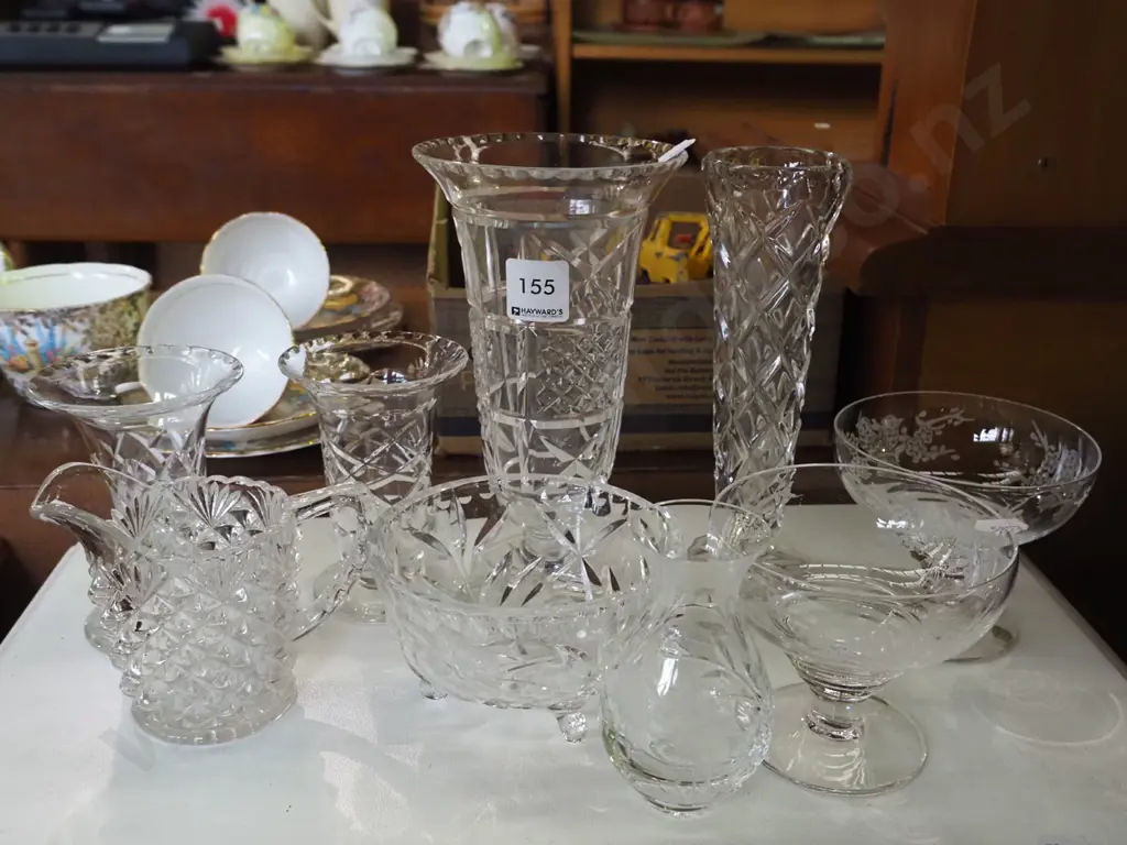 crystal vases, comport, jugs etc Image 1++