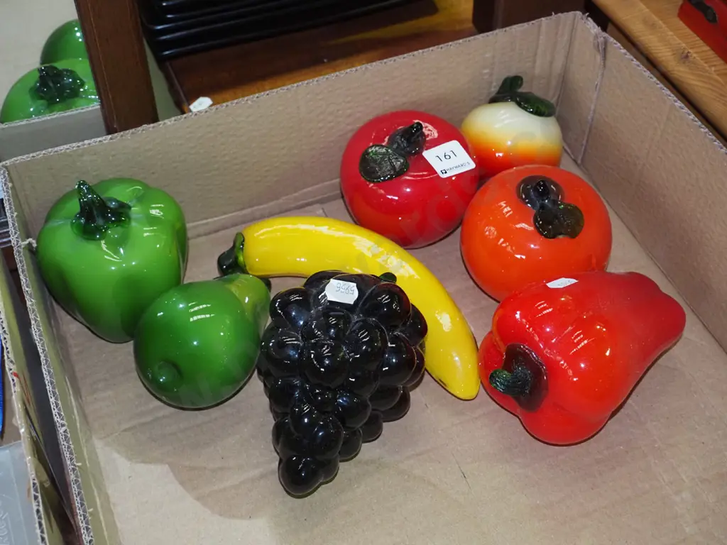 assorted ornamental glass fruit Image 1++