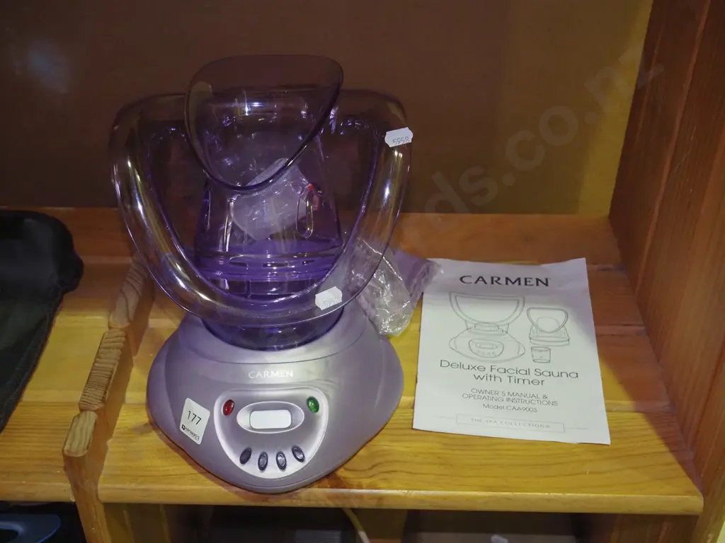 as-new Carmen Delux facial sauna with timer Image 1++