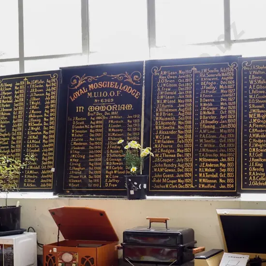 very large Loyal Mosgiel Lodge Number 6369 Honours Board 