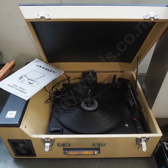 Crosley portable gramophone