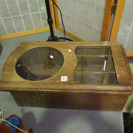 oak clock case