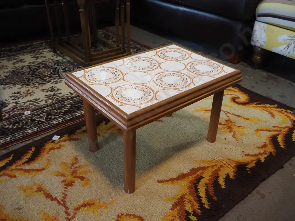 small tile top coffee table Image 1++