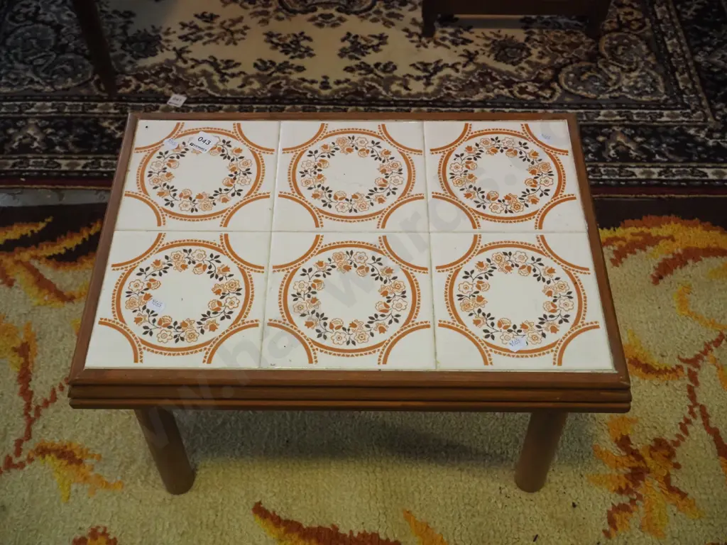 small tile top coffee table Image 1++