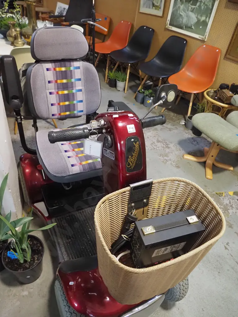 Shop Rider mobility scooter with basket and charger - key in office Image 1++