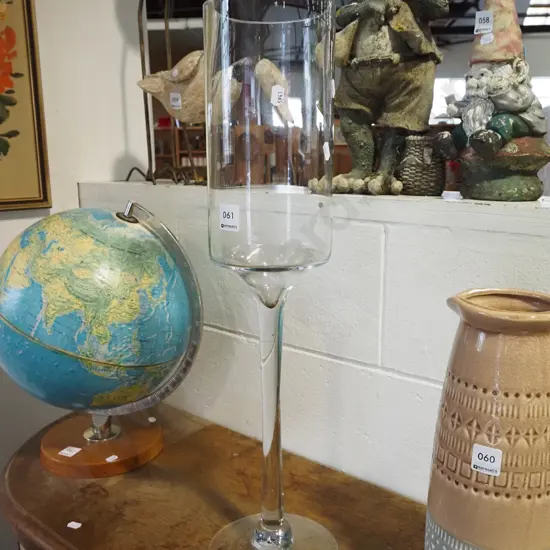 very large glass vase H-600