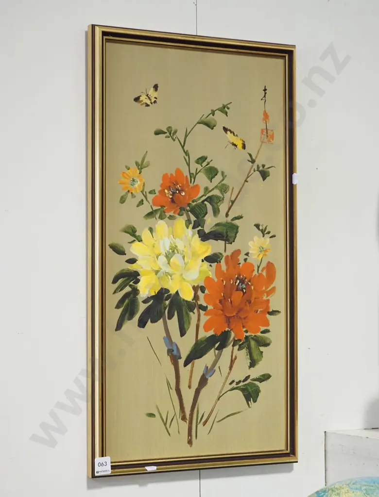 oil on board - flowers Image 1++