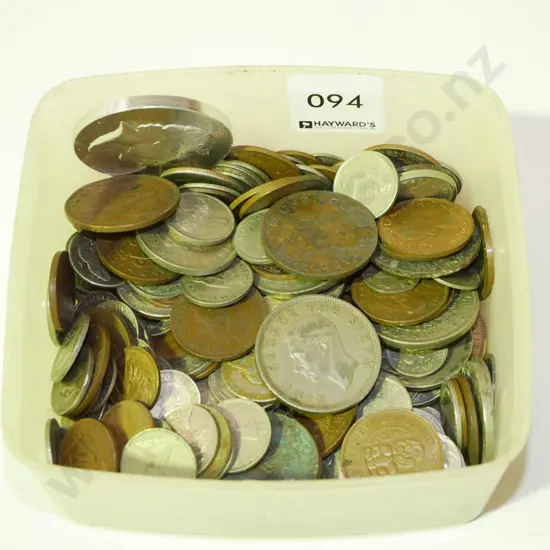 tub of coins