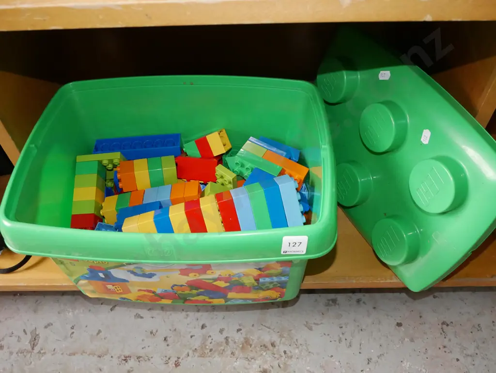 tub of Duplo blocks Image 1++