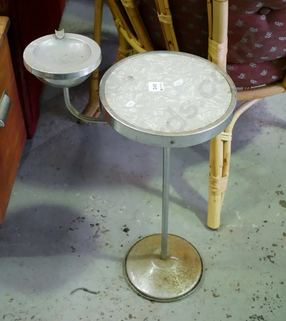 restorer's rusty deco smoker's stand Image 1++