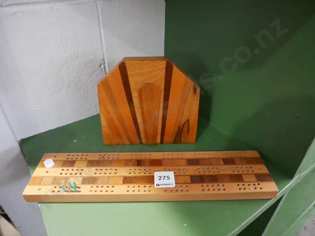 Sovereign Ware cribbage scorer, book end Image 1++