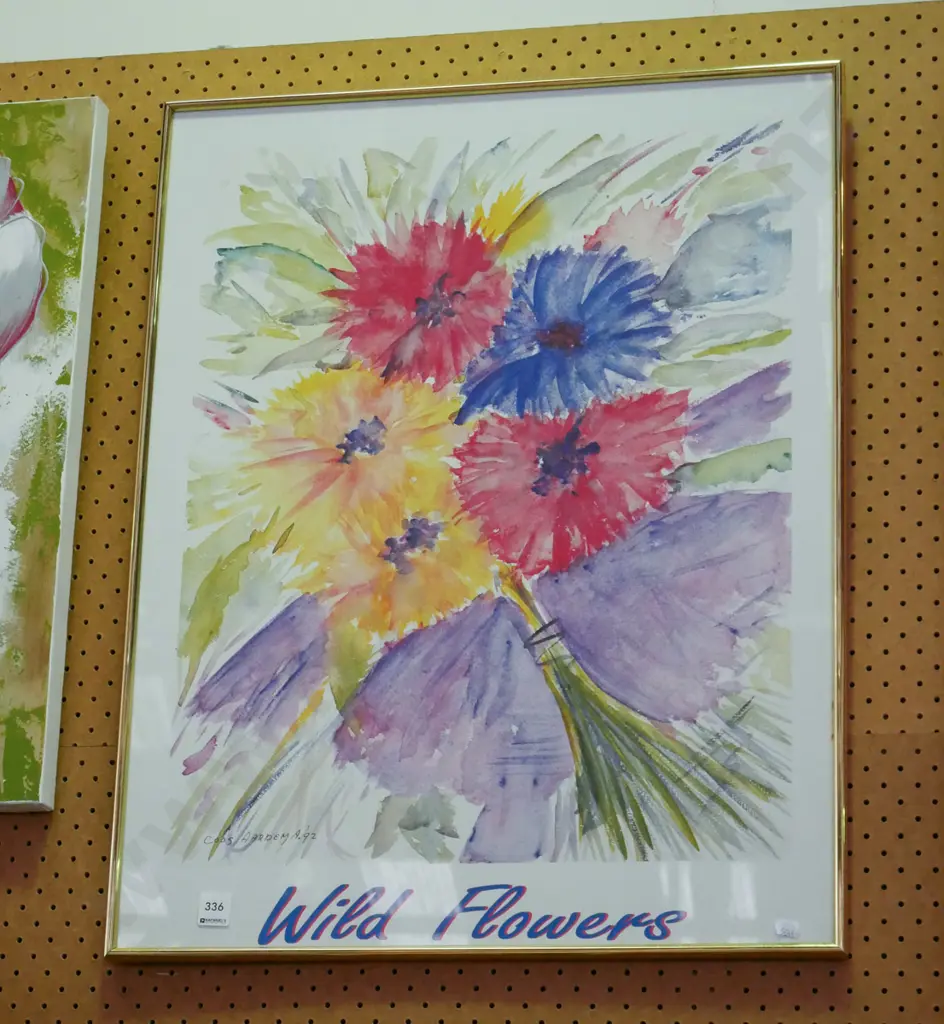 framed print - wild flowers Image 1++