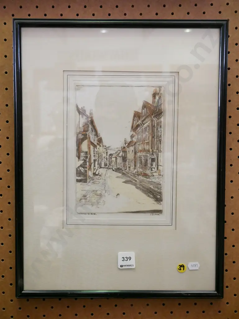 framed print - village main street Image 1++