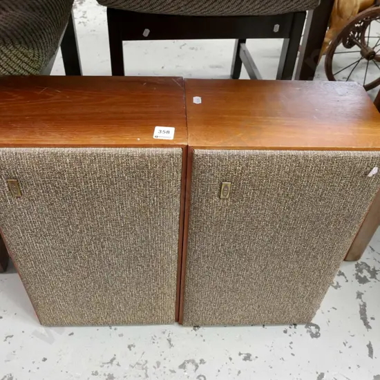 retro Kef bookcase speakers