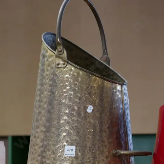 copper coal scuttle