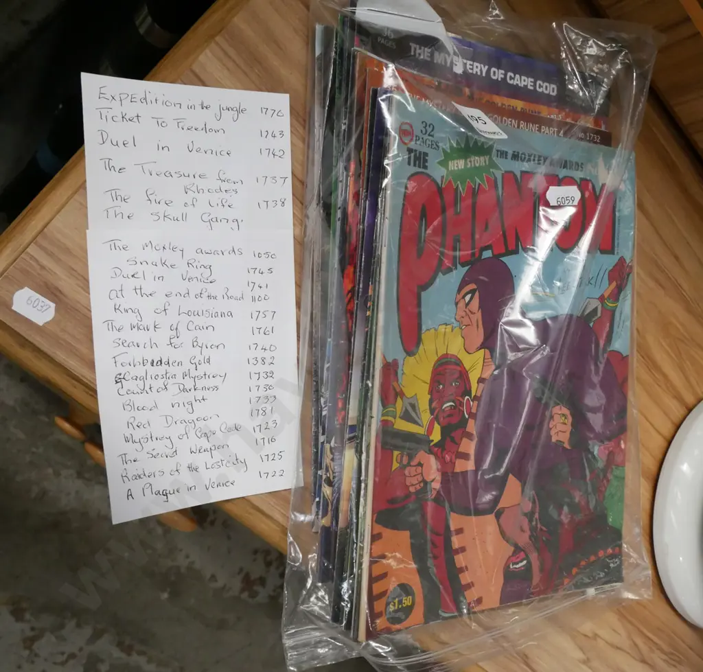 bag of Phantom comics Image 1++