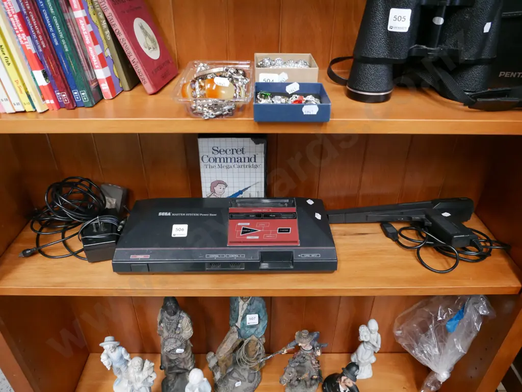 early Sega master system home computer game with secret command mega cartridge As Is No Returns Image 1++