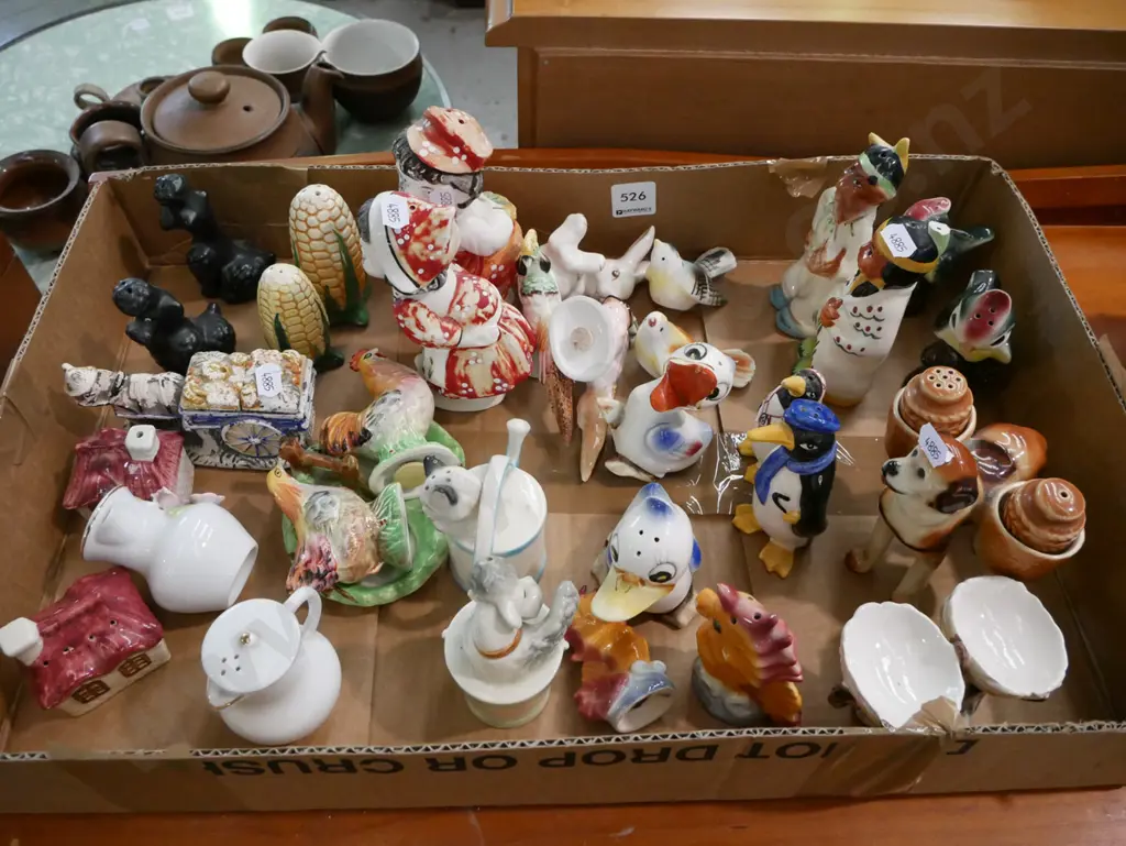 box of novelty salt and peppers Image 1++