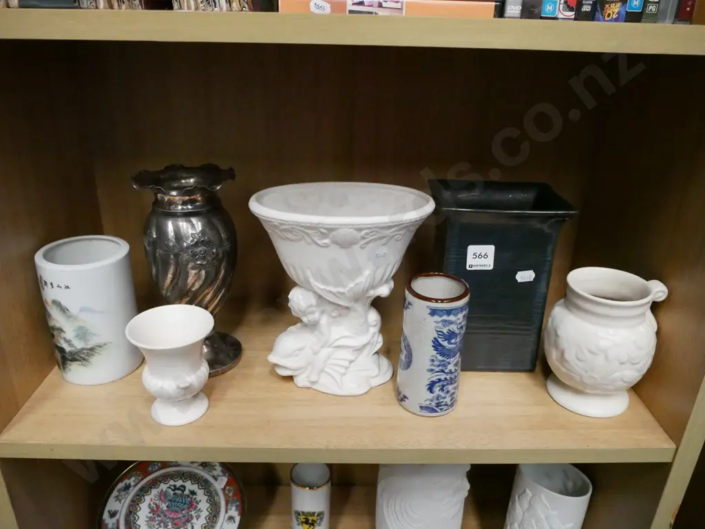 shelf of vases Image 1++