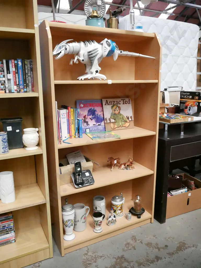 faux wood adjustable bookcase H-1520 W-800 D-300 Image 1++