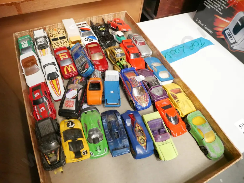 box of toy vehicles Image 1++