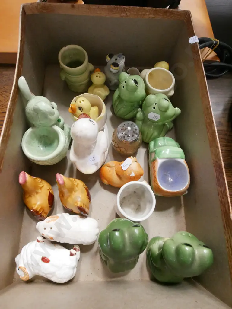 box of novelty salt and peppers Image 1++