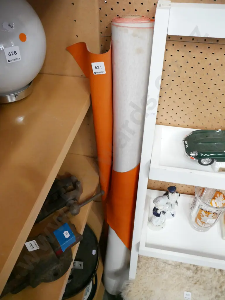 roll of orange vinyl Image 1++