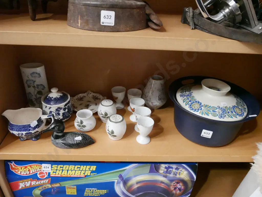 Norwegian lidded casserole, egg cups etc Image 1++