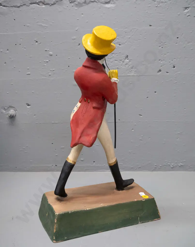 vintage composite fibre Johnny Walker advertising figure, marked R.R. Thompson Ltd. England - some paint loss, mainly on Image 1++