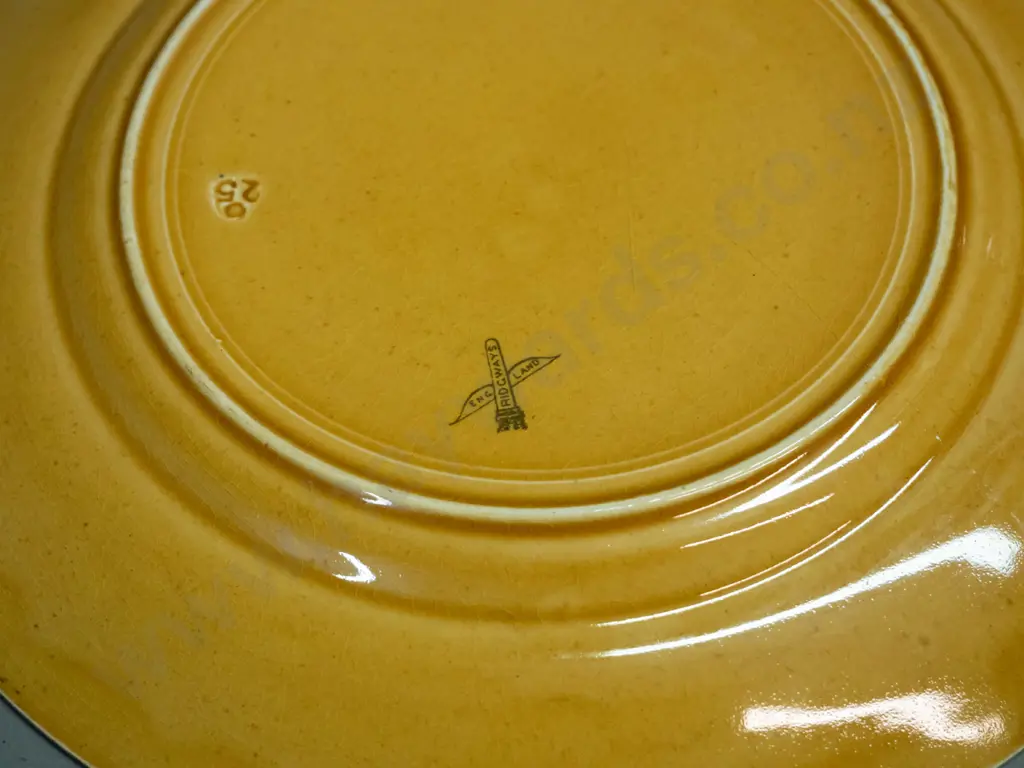vintage Ridgways Vista Ware plate with St. Clair scene D-225 Image 1++
