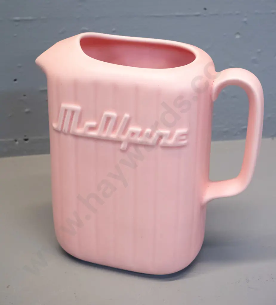"Stepa" reproduction pink Crown Lynn McAlpine / Prestcold fridge jug H-190 W-190 Image 1++