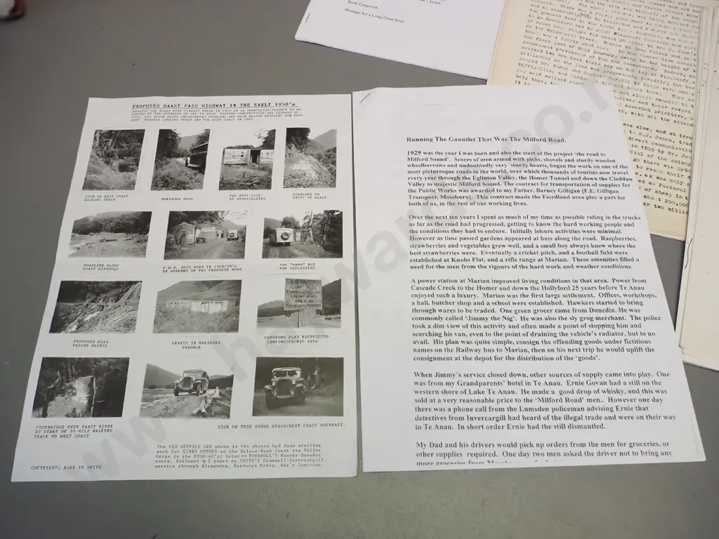 assorted central Otago history and resource management publications - memoirs from Isabella McElligott, David Jolly, Image 1++