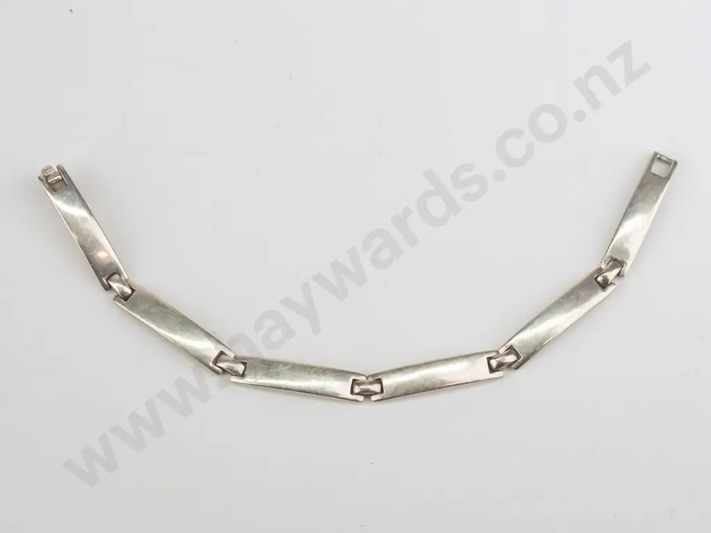 silver link bracelet stamped 925 Image 1++