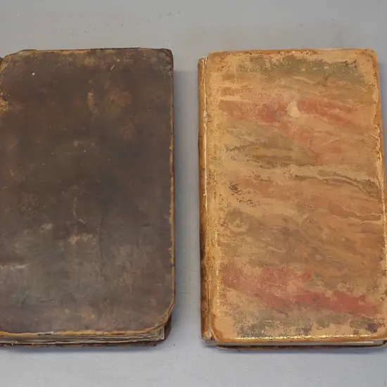 2 antique books - 1806 Life of Horatio Lord Viscount Nelson by Archibald Duncan and Vol. 1 of 1825 history of Napoleon's